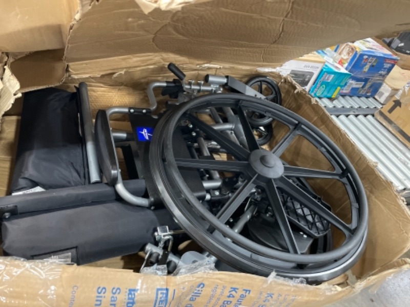 Photo 3 of Medline K4 Lightweight Wheelchair with Flip-Back