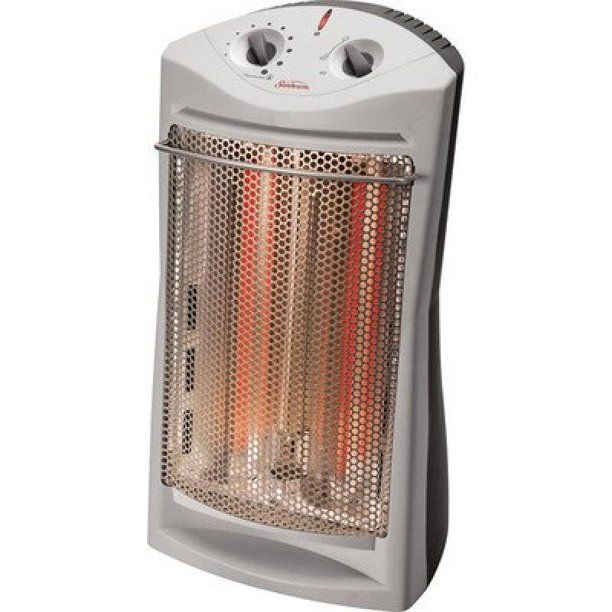 Photo 1 of Sunbeam SQH310 Infrared Large Room Electric Tower Quartz Heater, White
