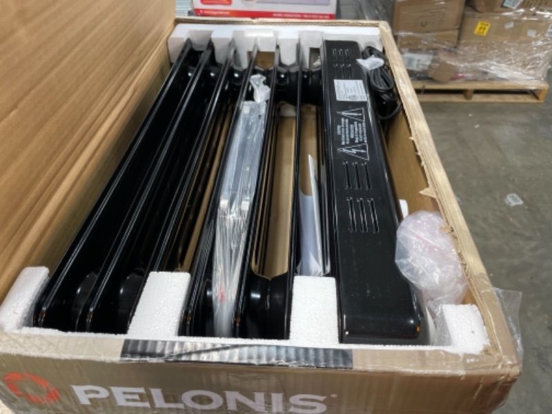 Photo 1 of 1,500-Watt Oil-Filled Radiant Electric Space Heater with Thermostat Product Depth (in.)
13.98 in
Product Height (in.)
25.20 in
Product Width (in.)
11.02 in
