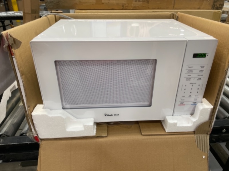 Photo 2 of 1.1 cu. ft. Countertop Microwave in White