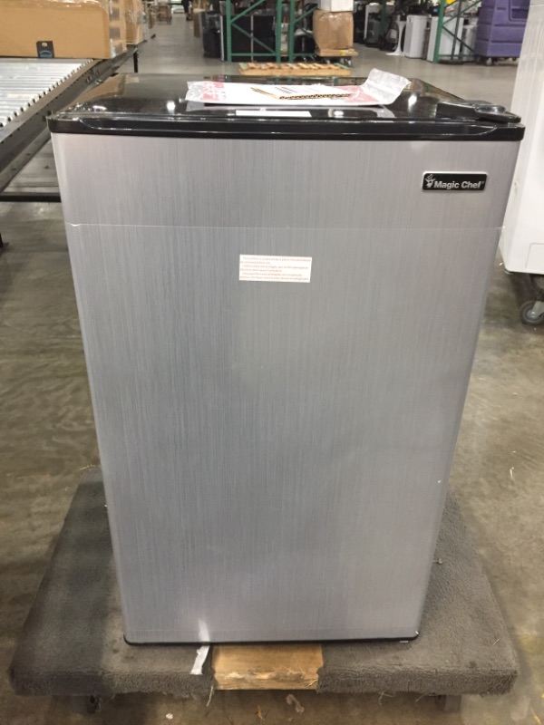 Photo 2 of Compact size Mini Fridge,3.3 cu. ft. in Stainless
