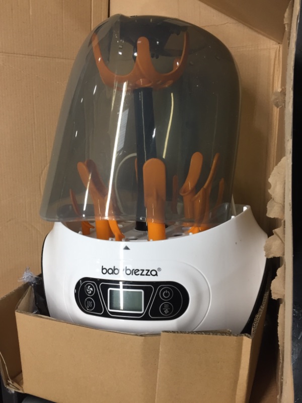 Photo 1 of Baby Brezza Baby Bottle Sterilizer and Dryer Machine – Electric Steam Sterilization - Universal Fit - Pacifiers, Glass, Plastic, and Newborn Feeding Bottles
