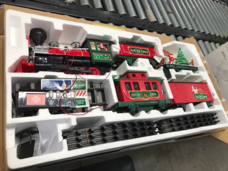 Photo 2 of Remote Control North Pole Express Christmas Train Set
