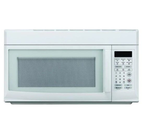 Photo 1 of 1.6 cu. ft. Over the Range Microwave in White
