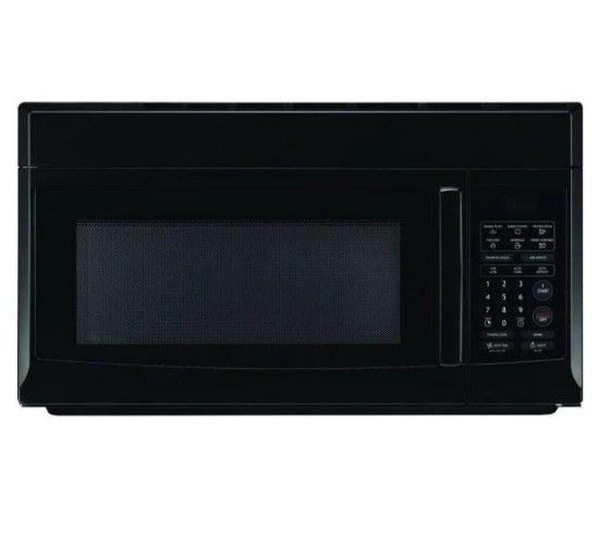 Photo 1 of 1.6 cu. ft. Over the Range Microwave in Black
