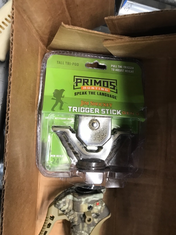 Photo 2 of Primos Hunting Trigger Stick Gen 3 Jim Shockey Tall Tripod,24-62in,Truth Camo,Cl