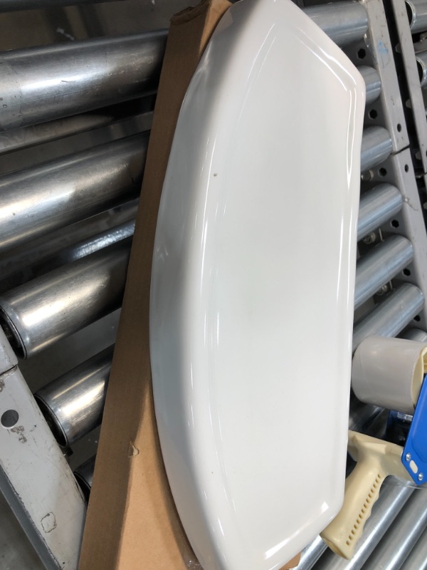 Photo 1 of 4021001N.020 Cadet 3 1.6 GPF 12-Inch Rough Toilet Tank Only, White