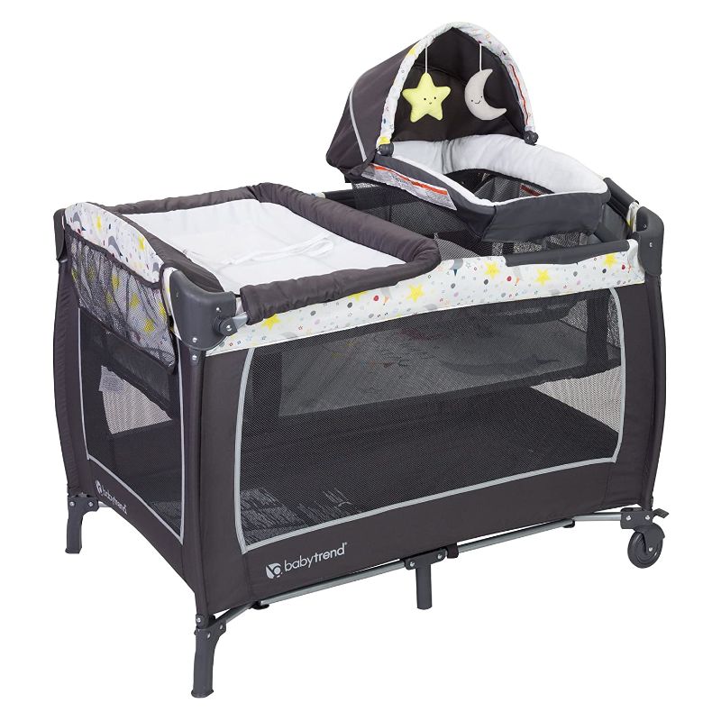 Photo 1 of Baby Trend Lil Snooze Deluxe 2 Nursery Center, Twinkle Twinkle Moon