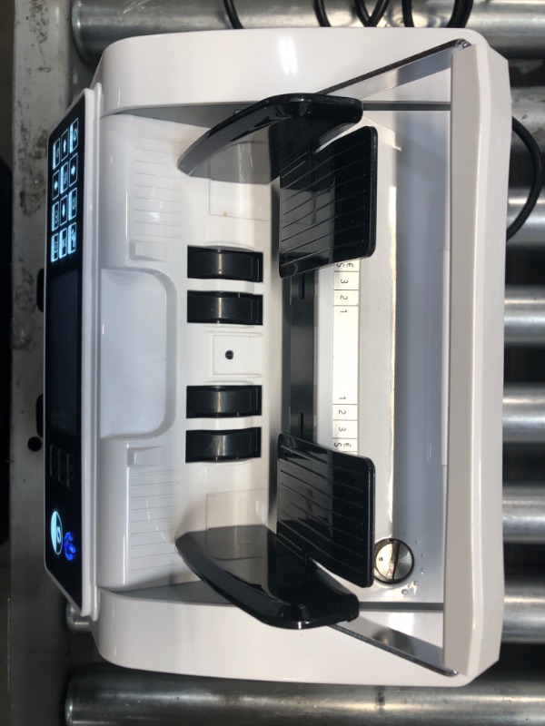 Photo 4 of MUNBYN Bank Grade Money Counter Machine Mixed Denomination, Value Counting, Serial Number, Multi Currency, 2CIS/UV/IR/MG/MT Counterfeit Detection, Printer Enabled Bill Valu

GETS JAMMED 