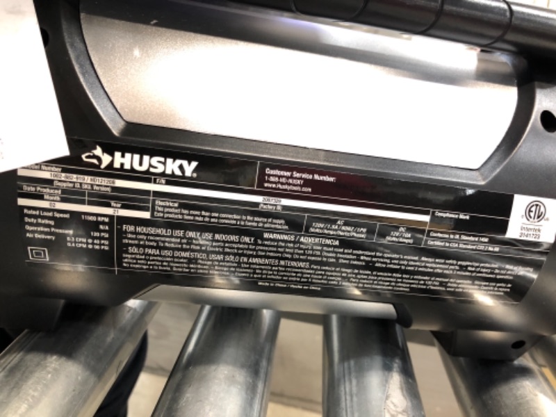 Photo 4 of Husky 12/120 Volt Auto and Home Inflator