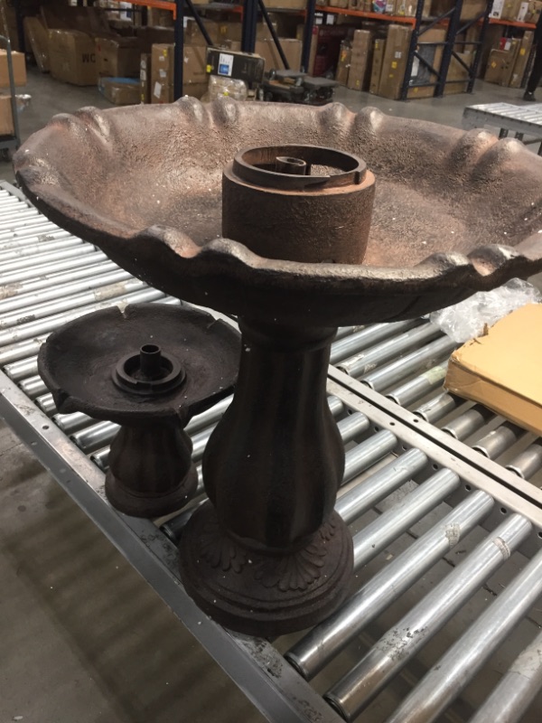 Photo 2 of 3 Tier fountain 46.3-in H Resin Tiered Fountain Outdoor Fountain