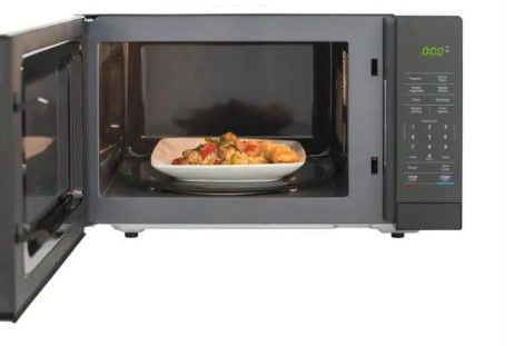 Photo 1 of Magic Chef
1.1 cu. ft. Countertop Microwave in Black with Gray Cavity