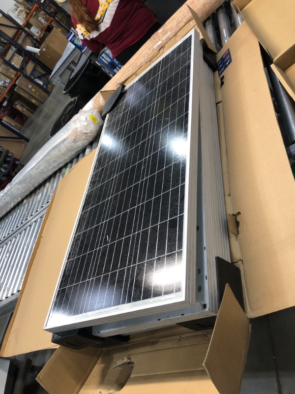 Photo 1 of Renogy 400 Watt 12 Volt Premium 4 Pcs 100W Panel+40A MPPT Charge Controller+ Bluetooth Module Fuse+ Mounting Z Brackets+Adaptor Kit +Tray Cables Set, 400W, Grid 12V Solar Power System

