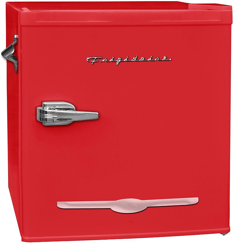 Photo 1 of Frigidaire 1.6 Cu Ft. Retro Compact Refrigerator with Side Bottle Opener EFR176, Red