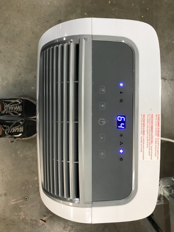 Photo 2 of BLACK+DECKER BPACT08WT Portable Air Conditioner with Remote Control, 4,000 BTU DOE (8,000 BTU ASHRAE), Cools Up to 150 Square Feet, White


//tested, powers on