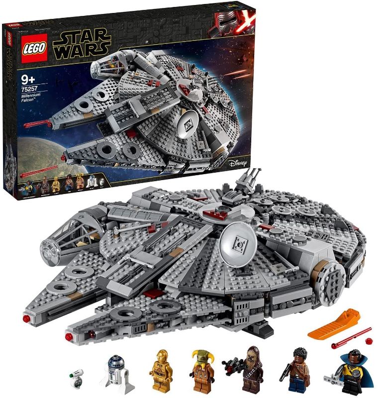 Photo 1 of INCOMPLETE //

Lego 75257 Star Wars Millennium Falcon Starship Construction Set, with Finn, Chewbacca, Lando Calrissian, Boolio, C-3PO, R2-D2 and D-O, The Rise of Skywalker Collection


//MISSING COMPONENTS 