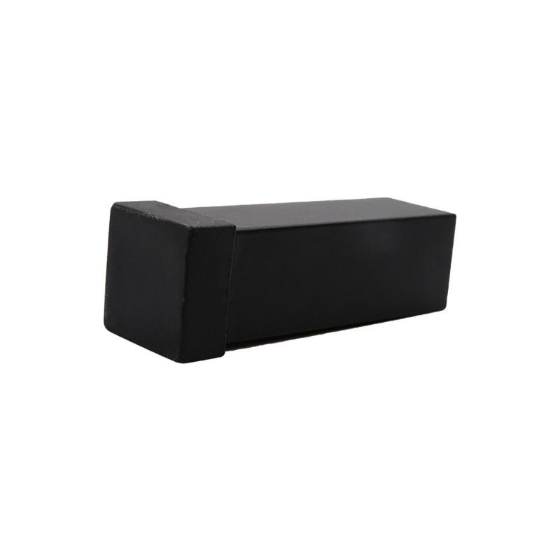 Photo 1 of Everbilt Matte Black Squared Solid Doorstop bundle
