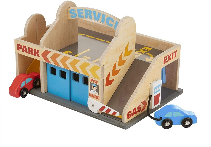 Photo 1 of Melissa & Doug Service Station Parking Garage, 6Piece (E-Commerce Packaging)
