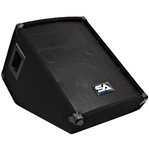 Photo 1 of Seismic Audio - 10" Wedge Style FLOOR MONITOR - Studio, Stage, or Floor Use - PA/DJ Speaker - Bar, Band, Karaoke, Church, Drummer Use