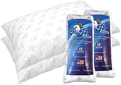 Photo 1 of 
MyPillow Classic Bed Pillow 2 Pack [Standard/Queen, Medium]
Size:Standard/Queen (Pack of 2)
Color:Medium