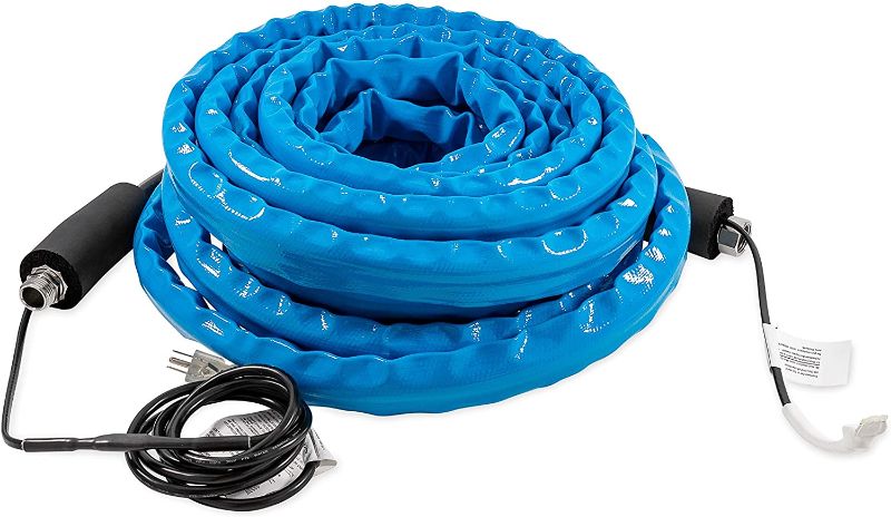 Photo 1 of Camco 22912 50 Feet Taste Pure Heated Drinking Water Hose with Thermostat - Lead Free
