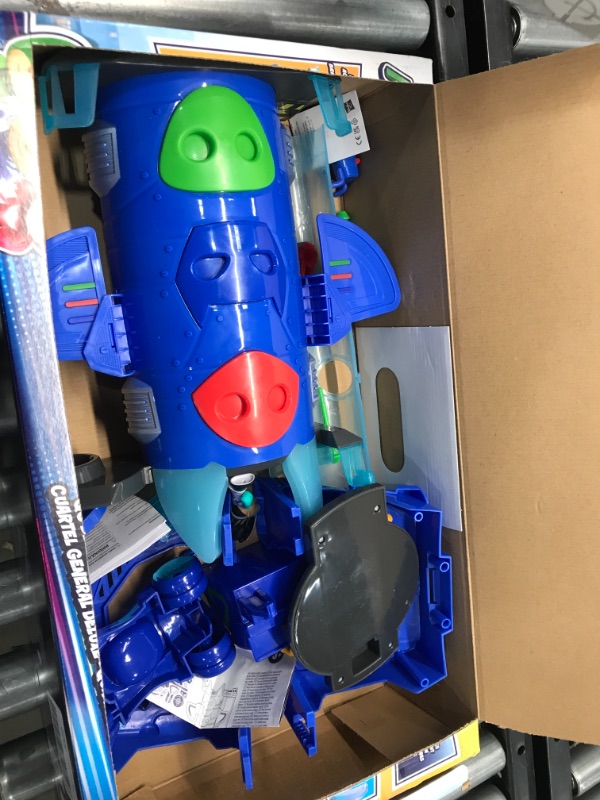 Photo 2 of Hasbro PJ Masks Deluxe Battle HQ Preschool Toy, Headquarters Playset with 2 Action Figures, Cat-Car Vehicle, and More for Kids Ages 3 and Up
