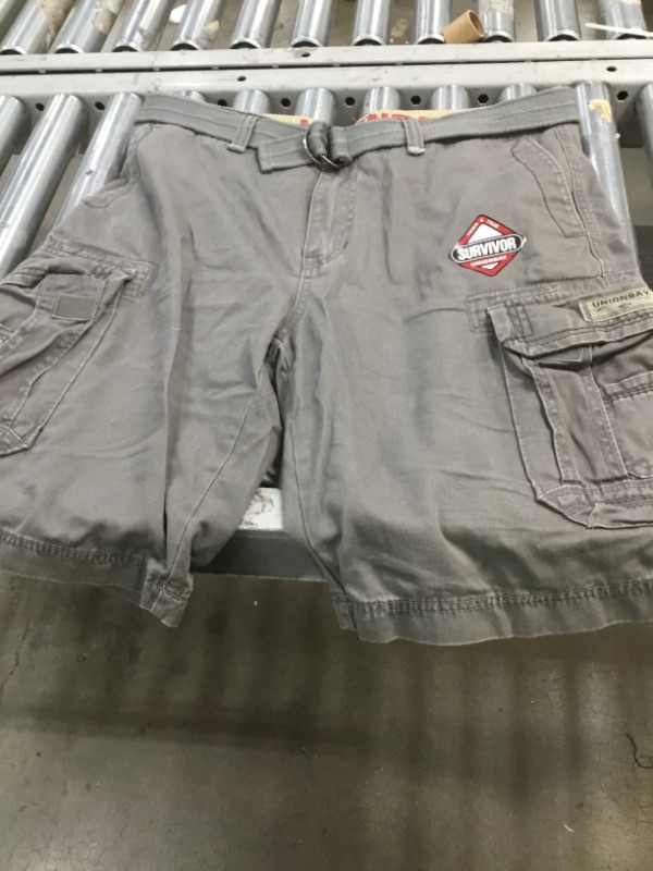 Photo 2 of UNIONBAY Men's Survivor Belted Cargo Short-Reg and Big & Tall Sizes
