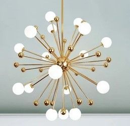 Photo 1 of 18 L;IGHT 40IN SPUTNIK CHANDELIER