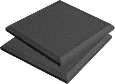 Photo 1 of  Acoustics SonoFlat Acoustic Absorption Foam, 2" x 12" x 12", 12-Panels, Charcoal

