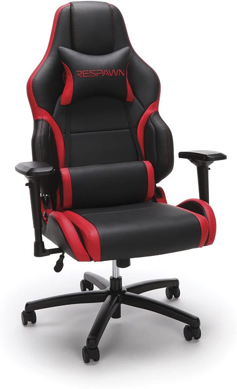 Photo 1 of RESPAWN RSP-400 Big and Tall Racing Style Gaming Chair, Red
