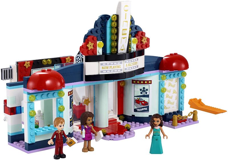 Photo 1 of LEGO Friends Heartlake City Movie Theater 41448 Building Kit; Great Birthday Gift for Kids Who Love Movies, New 2021 (451 Pieces)
