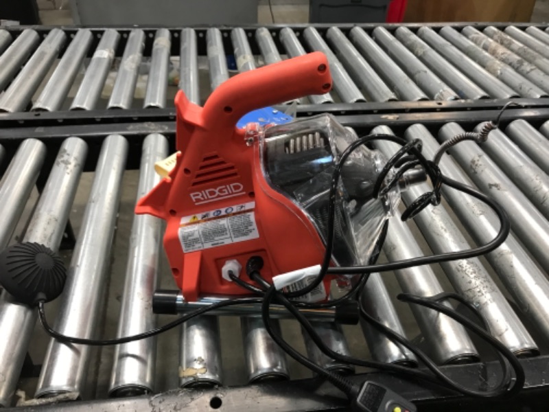 Photo 2 of **PARTS ONLY***DAMAGED***RIDGID 55808 30 Ft Corded Drain Cleaning Machine, 120V AC
