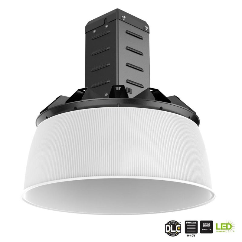 Photo 1 of **parts only *** Commercial Electric 16 in. 750-Watt Equivalent Integrated LED Dimmable Black High Bay Light, 5000K
