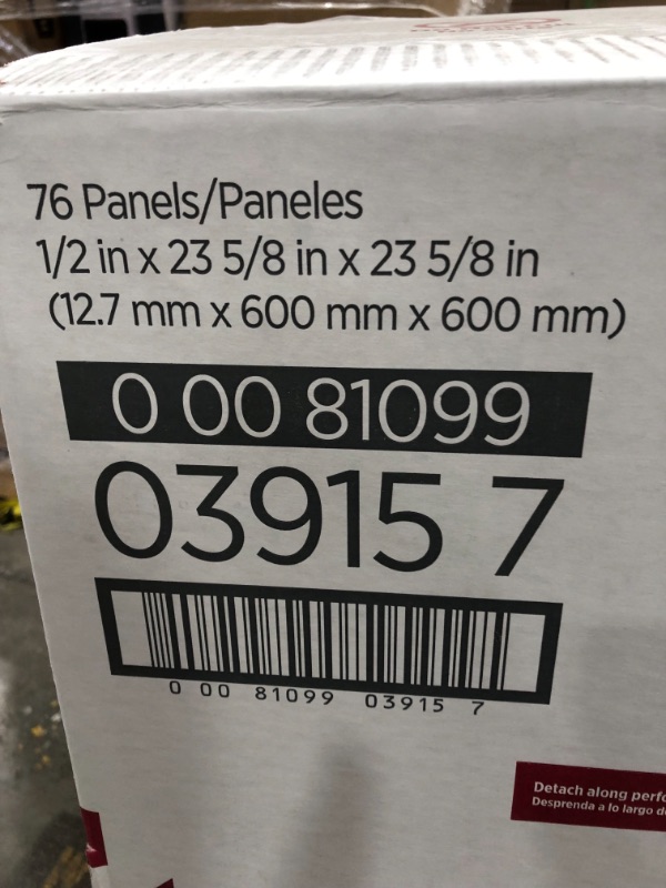 Photo 4 of **76 PANELS OF- 1/2 in. x 23-5/8 in. x 23-5/8 in. Patch and Repair Drywall
