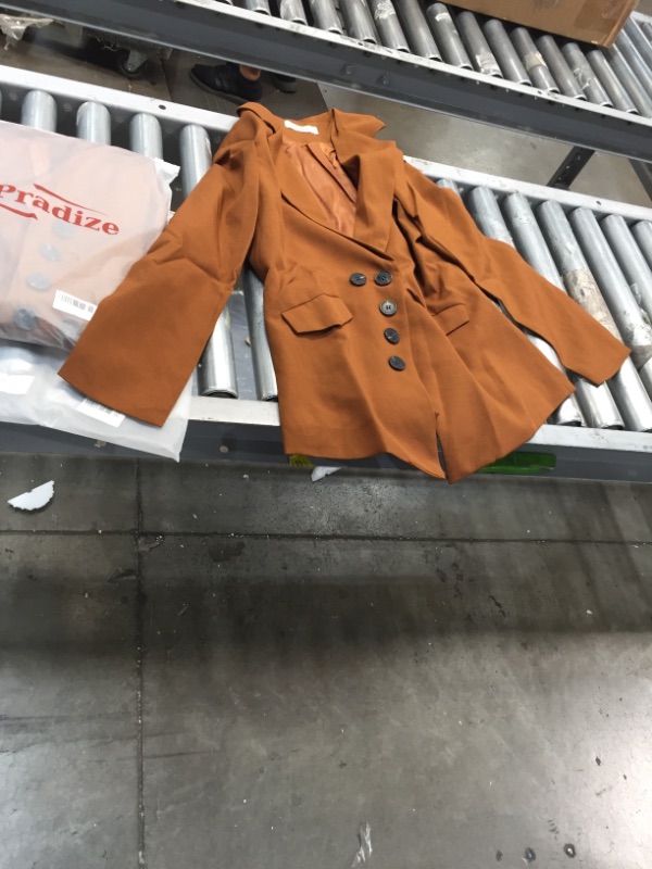 Photo 1 of CAIDAIFEI XL  Cinnamon Brown Woman Blazer 