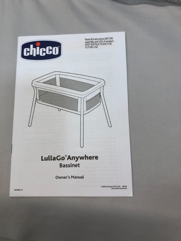 Photo 6 of Chicco LullaGo Anywhere Portable Bassinet - Gray Star