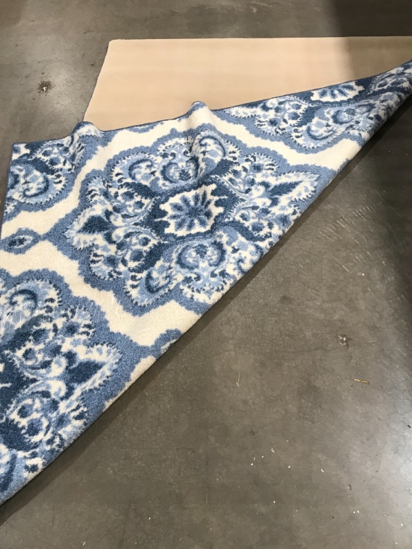 Photo 1 of BLUE AND WHITE RUG 7X5FEET