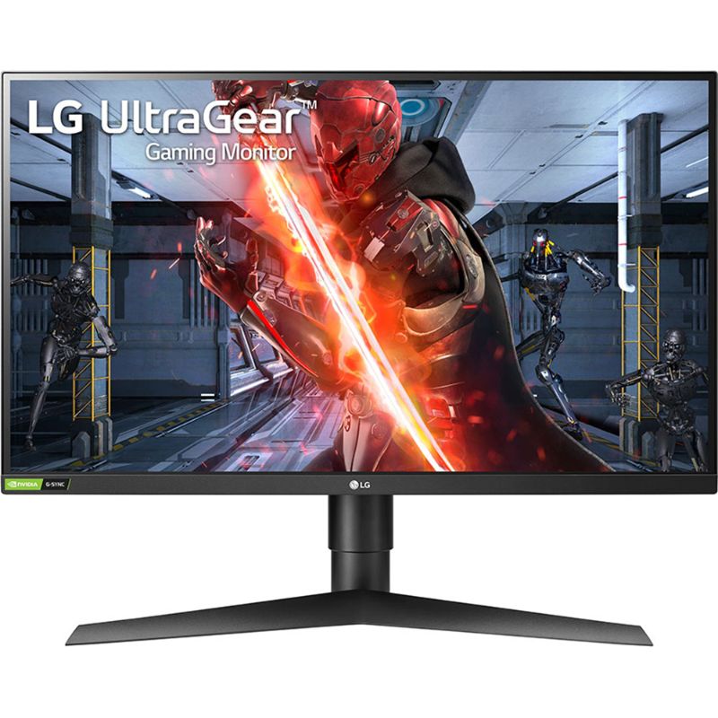 Photo 1 of LG Electronics UltraGear 27GN750-B 27 Inch Full HD 1ms and 240HZ Monitor with G-SYNC Compatibility and Tilt, Height and Pivot Adjustable Stand, Black