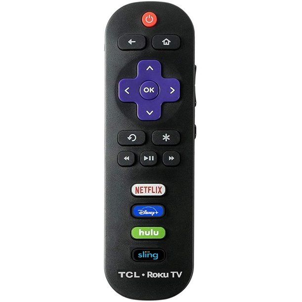 Photo 1 of OEM TCL Roku TV Remote Control RC280 with Netflix Disney Hulu Sling fit for 28S305 28S3750 32S325 32FS3700 32FS4610R 32S301 32S321 32S305 32S3700 32S3750 32S3800 32S3850 32S3850A 32S3850B 32S3850P
BATTERIES INCLUDED 