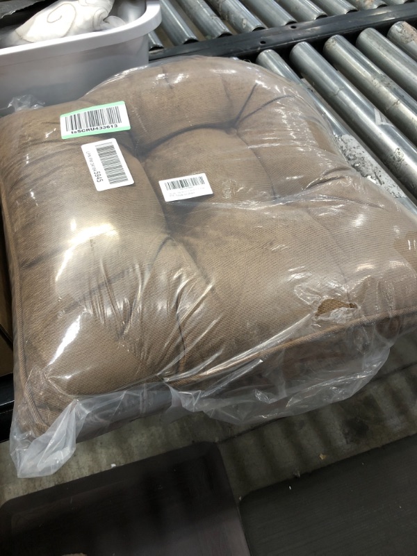 Photo 1 of 2 CHAIR CUSHIONS BROWN