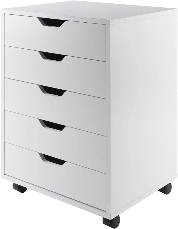 Photo 1 of Winsome Halifax Storage/Organization, 5 drawer, White
