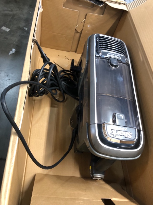 Photo 6 of **DAMAGED**
Shark AZ1002 Apex Powered Lift-Away Upright Vacuum with DuoClean & Self-Cleaning Brushroll, Crevice Tool, Upholstery Tool & Pet Power Brush, for a Deep Clean on & Above Floors, Espresso
