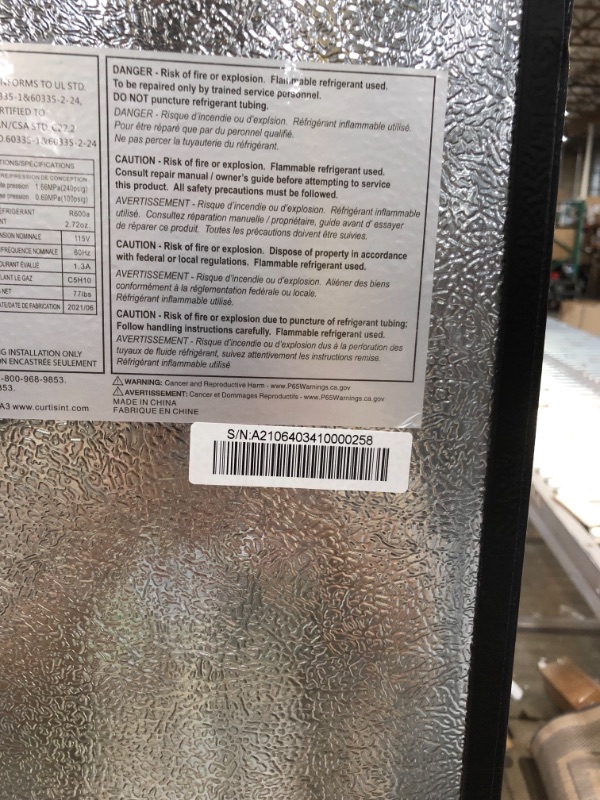 Photo 4 of **DAMAGED**
Frigidaire EFRF696-AMZ Upright Freezer 6.5 cu ft Stainless Platinum Design Series 
