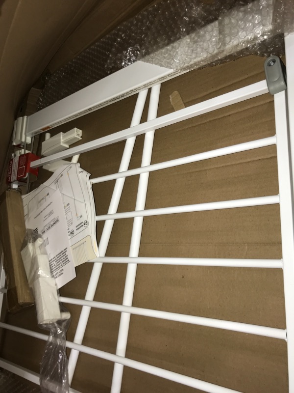 Photo 4 of  Adjustable Pressure-Mounted Walk-Through Gate White