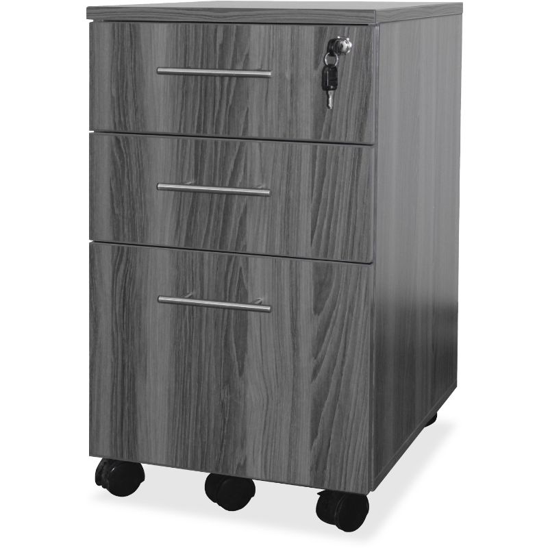 Photo 1 of *Missing keys*
Mayline Medina Gray Laminate BBF Mobile Pedestal - 3-Drawer - 18" X 15.5" X 26.8" - 3 X Box Drawer(s), File Drawer(s) - Material: Steel - Finish: Gray
