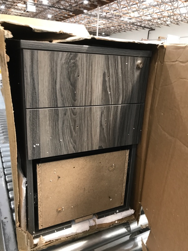 Photo 1 of *Missing keys*
Mayline Medina Gray Laminate BBF Mobile Pedestal - 3-Drawer - 18" X 15.5" X 26.8" - 3 X Box Drawer(s), File Drawer(s) - Material: Steel - Finish: Gray
