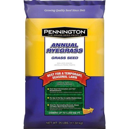 Photo 2 of *7 Bags* Pennington Annual Ryegrass Retail Bag to Overseed Warm Season Grasses, 25 Lb
*13 Bags* Pennington Annual Rygrass Grass Seed, 50#
