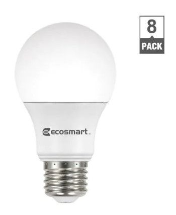 Photo 1 of *4 boxes* 60-Watt Equivalent A19 Non-Dimmable CEC LED Light Bulb Daylight (8-Pack)