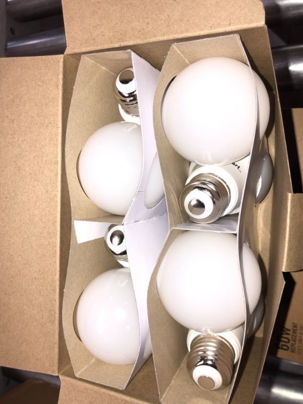 Photo 4 of *4 Boxes*
60-Watt Equivalent A19 Non-Dimmable CEC LED Light Bulb Daylight (8-Pack)
