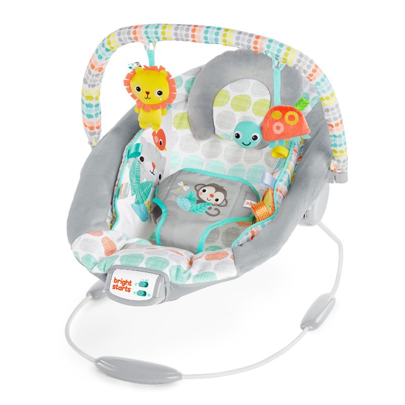 Photo 1 of Bright Starts Cradling Bouncer - Whimsical Wild
